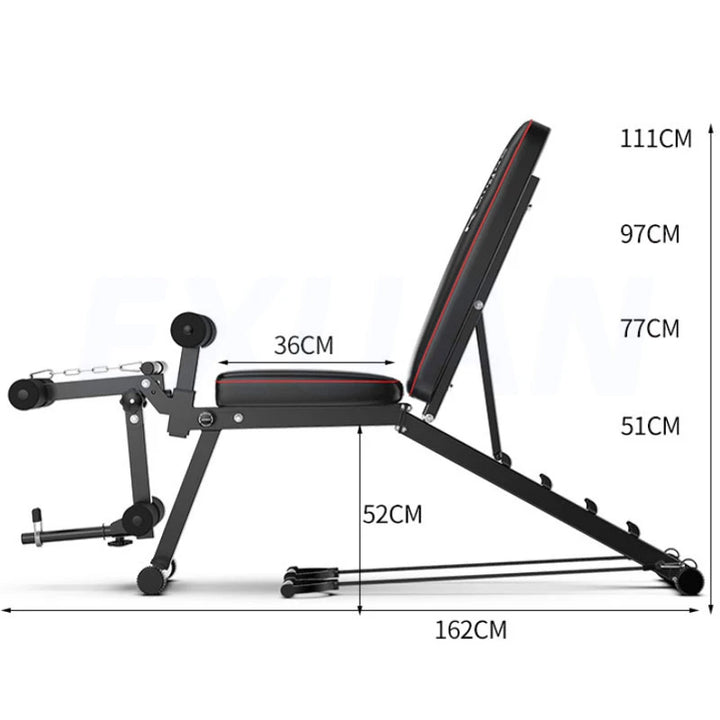 Dumbbell Bench Fitness Chair Multifunctional Supine Board Home Bench Press Weightlifting Equipment Muscle Bench Flat Bench