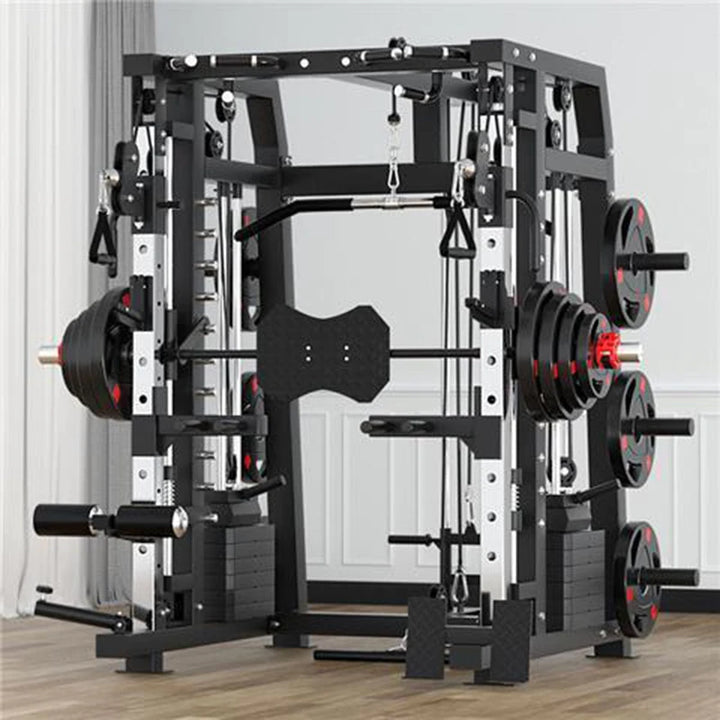 Multi-Function Smith Machine, Gym Equipment, Commercial Strength Training, 3D Power Rack