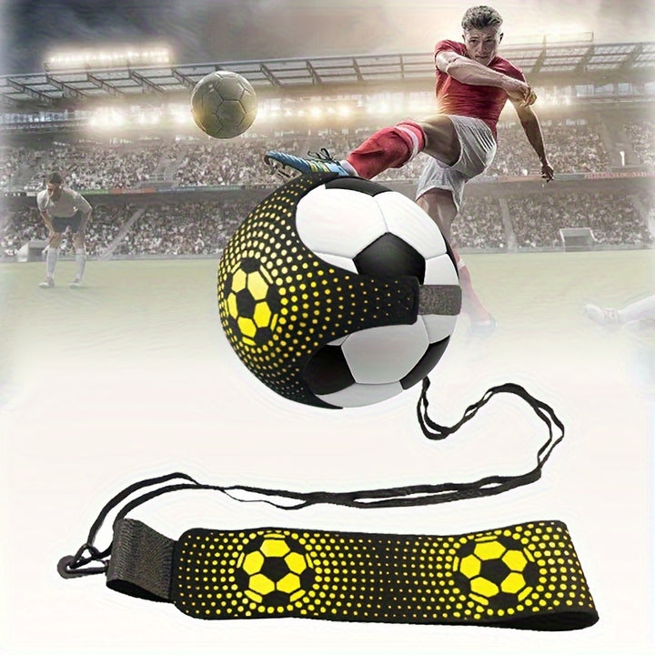 Football Kick Trainer For Single Practicing, Adjustable Elastic Soccer Ball Auxiliary Training Equipment, Football Training Belt