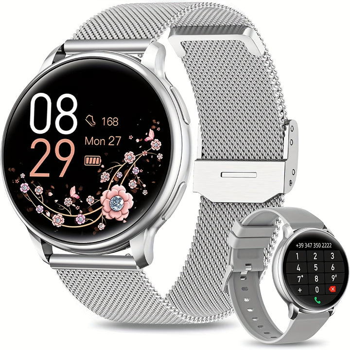 1pc LITTLE MEATBALL Smartwatch with Wireless Call & SMS, Minimalist Design, 3.35cm TFT Screen, 360x360 Resolution, IP67 Water Resistant, 19 Sports Modes, Music Player, Sleep Tracker, Pedometer, Magnetic Charging, 260mAh Recha