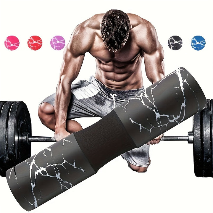 Premium Barbell Pad for Squats & Hip Thrusts - Ideal for Gym Workouts, Smith Machines & Weightlifting - Neck & Shoulder Pain Relief with Thick Foam Cushion