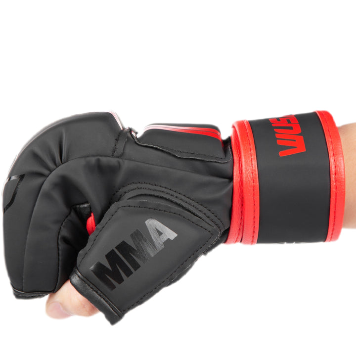 ProGrade Kickboxing Gloves for Men and Women - Fingerless MMA Gloves for Muay Thai, Sparring, and Punching - Enhanced Grip and Protection