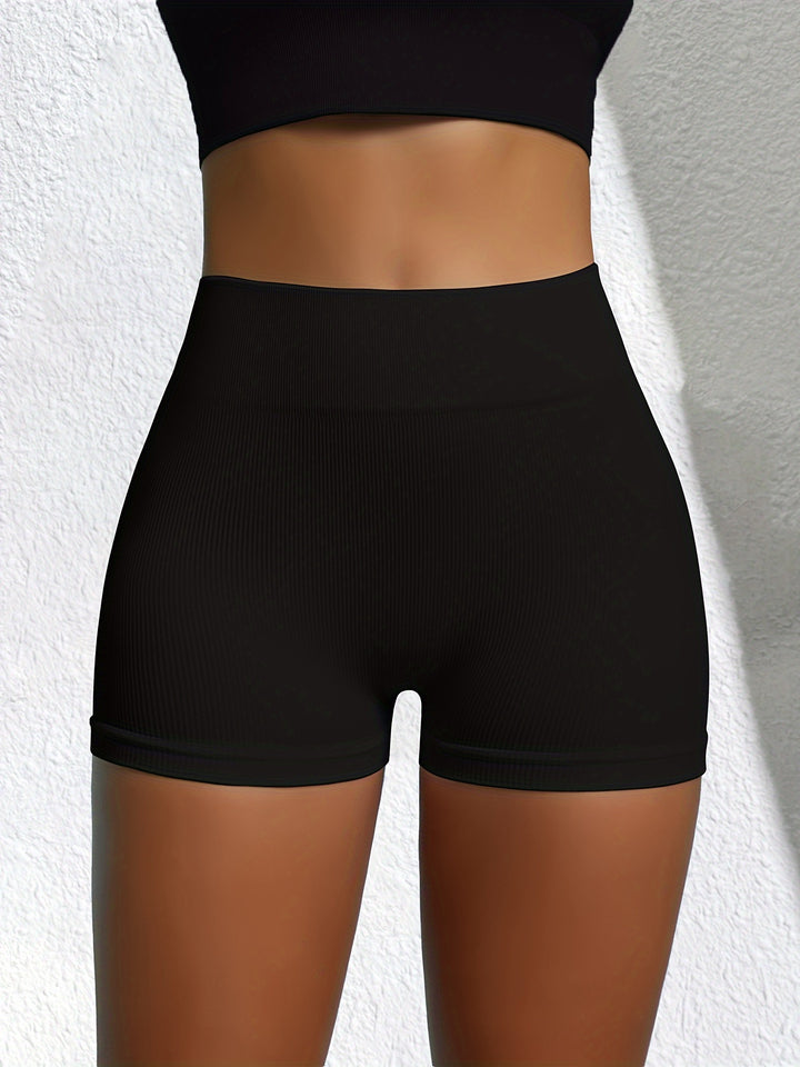 High-Waisted Yoga Shorts For Women, Fitness Leggings, Moisture-Wicking, Breathable, And Stretchy