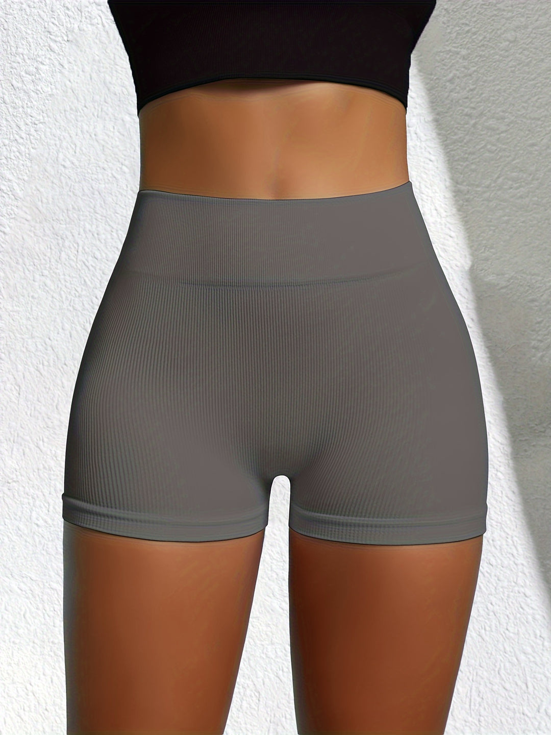 High-Waisted Yoga Shorts For Women, Fitness Leggings, Moisture-Wicking, Breathable, And Stretchy