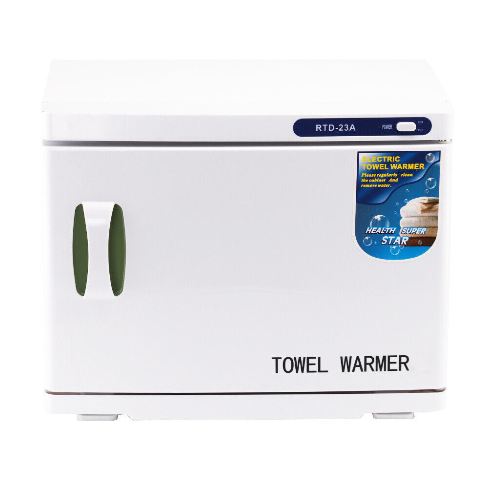 23L Hot Towel Warmer Cabinet UV Sterilizer Box Facial Salon Beauty Equipment