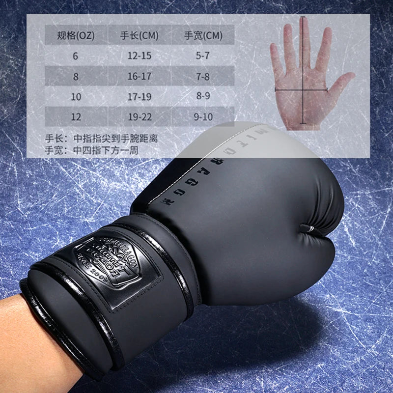 Skin Feeling Boxing Gloves Men Professional Boxing Set Free Boxing Training Muay Thai Sandbag Boxing