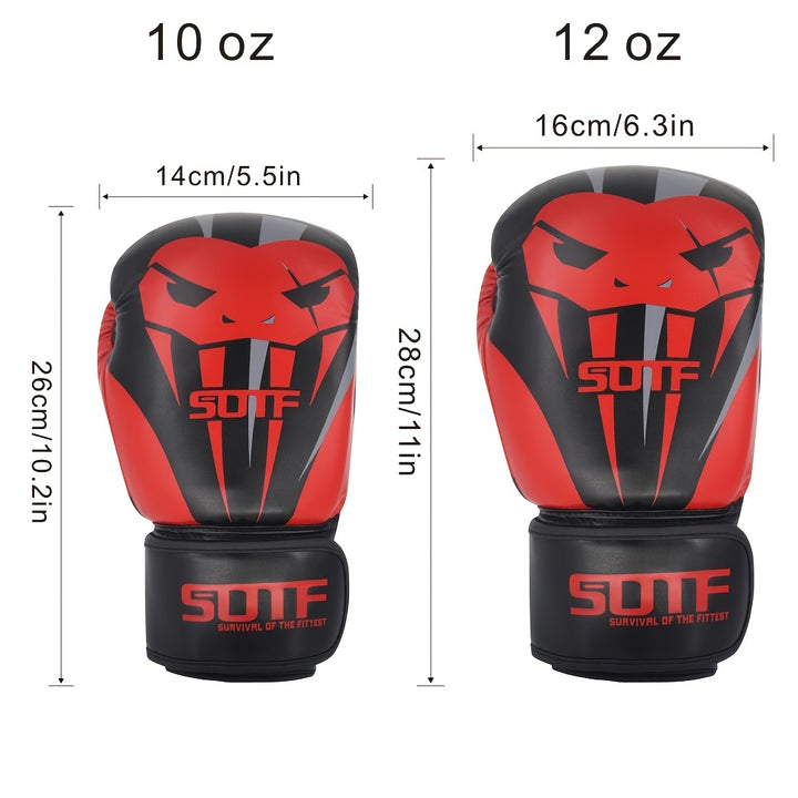 [Popular Choice] Youngsters' Boxing Gloves for MMA, Sanda & Free Combat - Durable PU Material with Easy Pull-On Closure