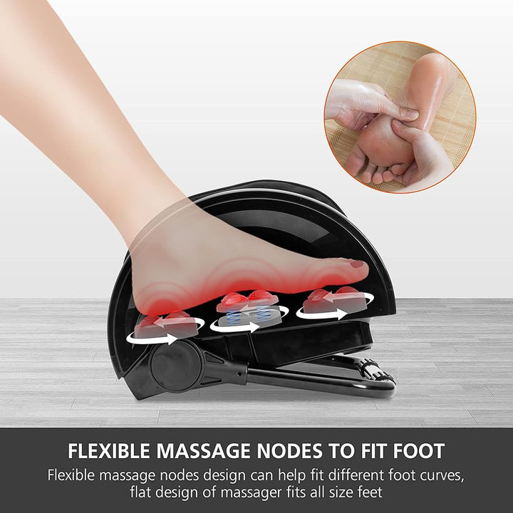 NEW Foot Calf Massager with Heat, Leg Massager for Pain and Circulation, Shiatsu Feet Massager for Foot, Calf, Ankle, Leg, Plantar Fasciitis, Neuropathy, Gifts for Women, Men