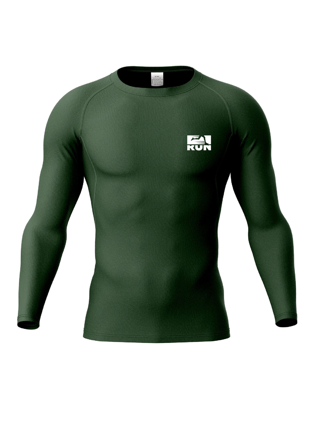 Men's Long Sleeve T-shirt, Compression High Elastic Quick Dry Breathable Moisture Wicking Gym Football Basketball Training Body Shaper Round Neck Sports Top