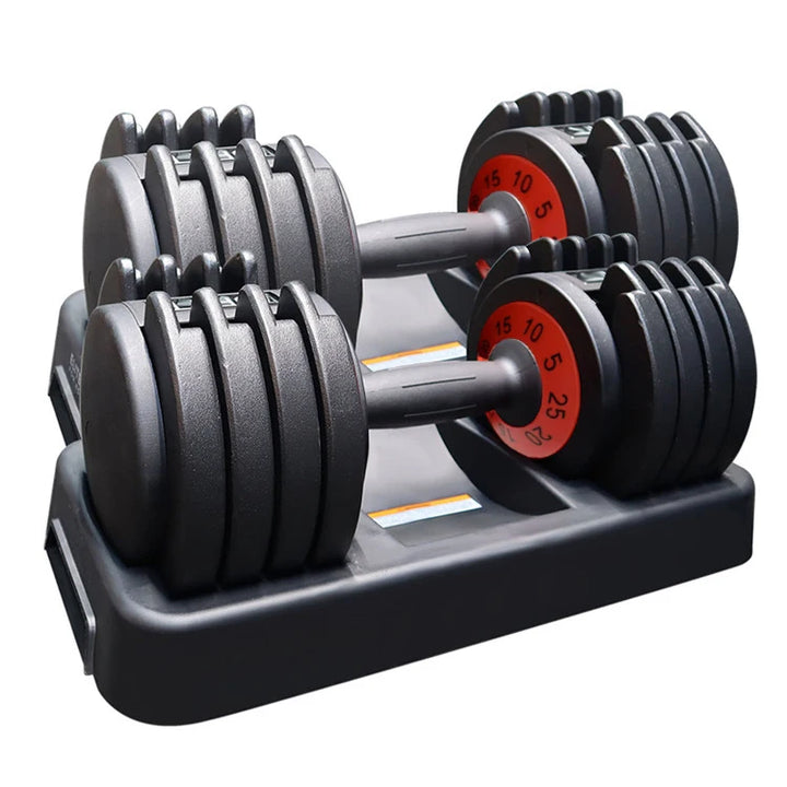 24kg Gym Dumbbells Adjustable Dumbells Gym Equipment Set in Various Colours