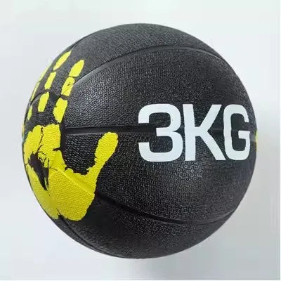 Gravity Ball 1pc Waist Abdomen Exercise Balance Ball Rehabilitation Training Exercise Solid Rubber Fitness Medicine Ball