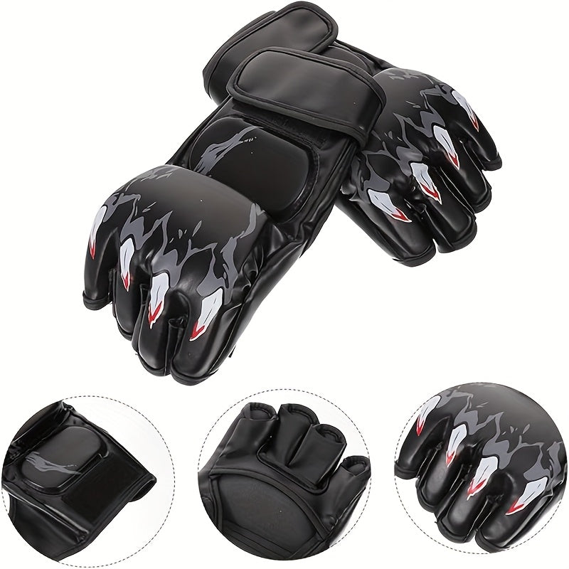 A Pair of Boxing Training Gloves Suitable for Adults, Both Men And Women, for Sparring And Martial Arts. These Gloves Are Designed for Taekwondo, Muay Thai, And Mixed Martial Arts, Including Boxing Training Equipment, Sports