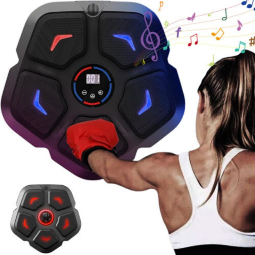 Smart Wall-Mounted Boxing Target with Music - Includes Gloves, Perfect for All Ages & Fitness Levels, Hot&sale, Novelty Gift, Xmas Gifts