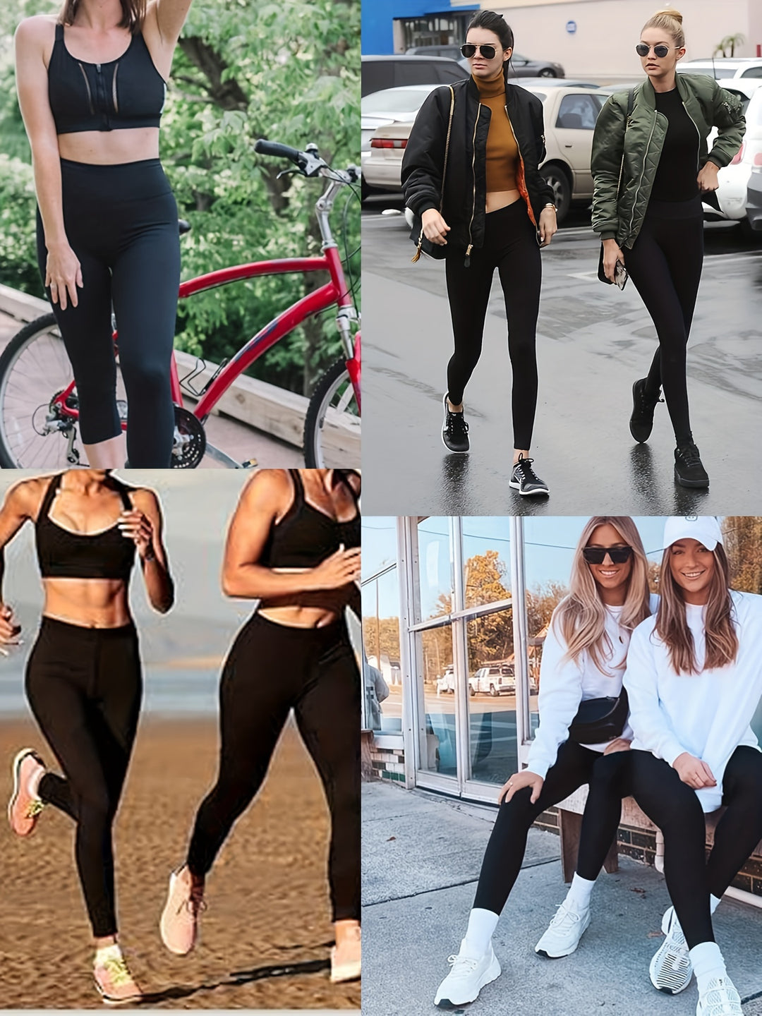 5 Pack Super Soft Leggings for Women, High Waisted Tummy Control No See Through Workout Yoga Running Pants Leggings