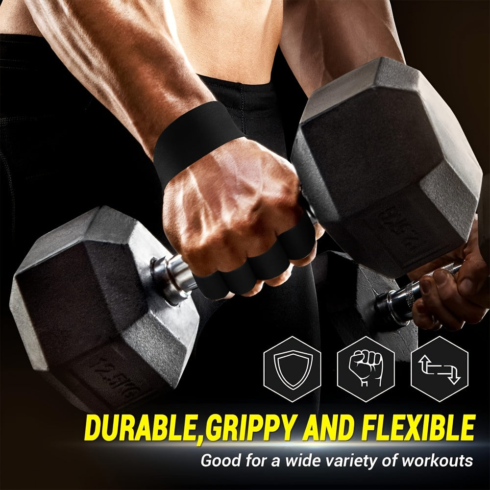 Extra Grip & Padded Weightlifting Gloves with Wrist Support, Leather Gym Gloves for Enhanced Workout Performance, Sports Gripper, Cross Training Fitness, 1Pair