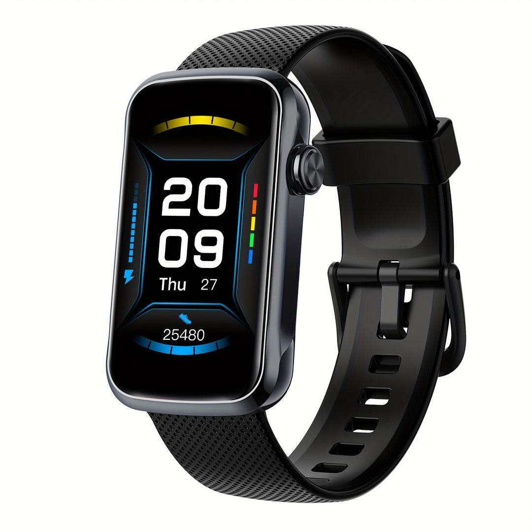 Smart Fitness Tracker with 3.73cm HD IPS Display, 100+ Sports Modes, Universal Men & Women Smartwatch, USB Charging, 180mAh Battery, Wireless Connectivity, Rechargeable Lithium Polymer Battery