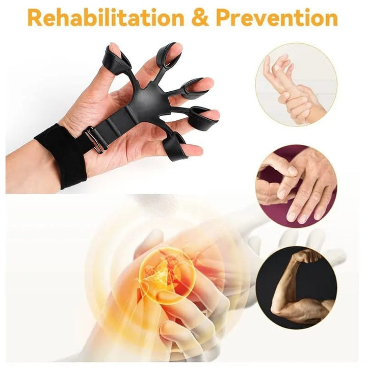 6 Resistance Levels Hand Grip Hand Strength Trainer Rehabilitation Physical Tools Fitness Finger Gripper Gym Expander Portable