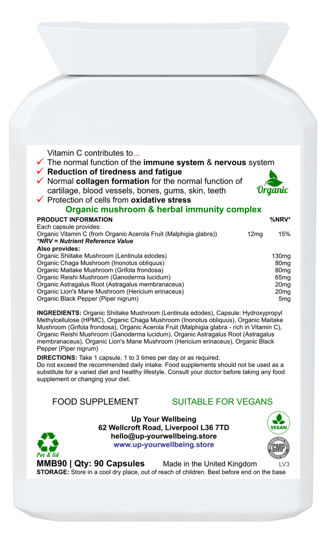 Organic Mushroom Multi-Immune