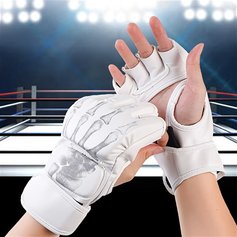 A Pair of Boxing Training Gloves Suitable for Adults, Both Men And Women, for Sparring And Martial Arts. These Gloves Are Designed for Taekwondo, Muay Thai, And Mixed Martial Arts, Including Boxing Training Equipment, Sports