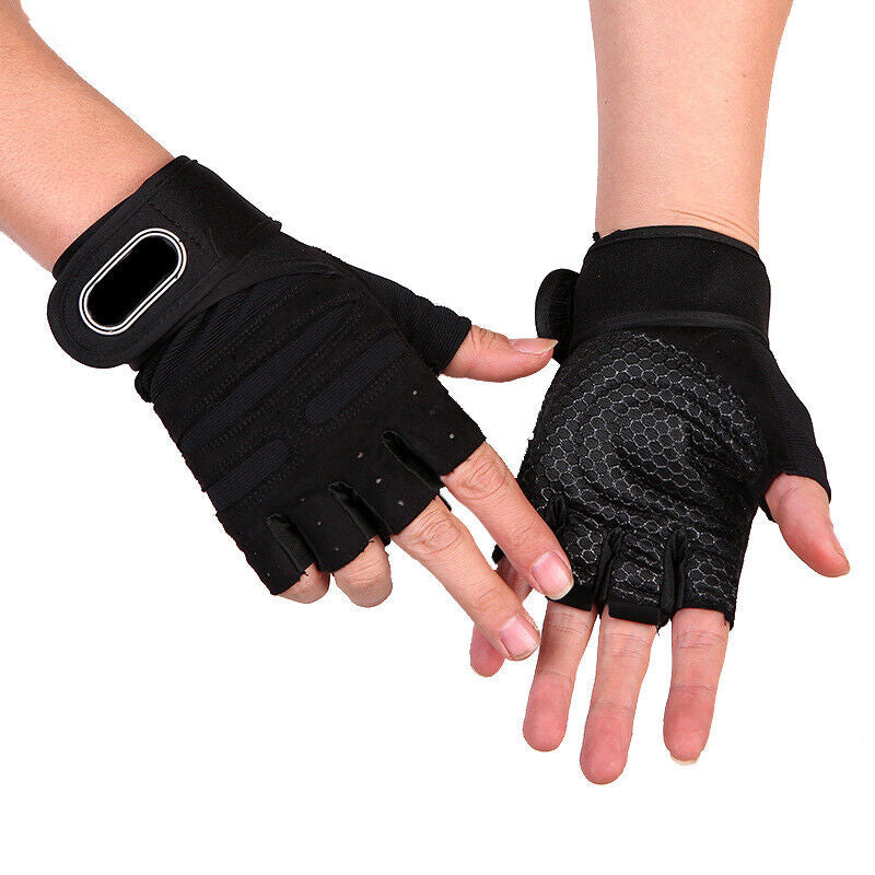 Weight Lifting Training Gloves Men Women Fitness Sports Wrist Protector Gloves