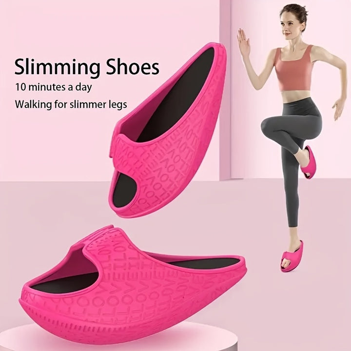 EVA Material Uncharged Exercise Slimming Shoes for Adults, 1 Pair - Home Fitness Body Shaping Equipment, Leg Sculpting and Buttock Lifting, Fat Burning Exercise Accessory without Battery