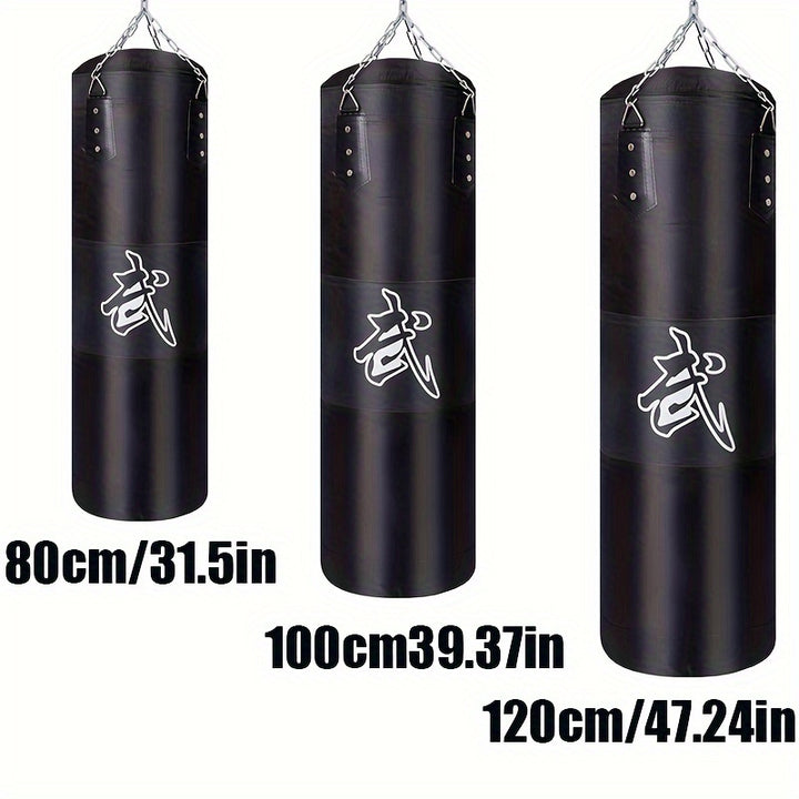 Punching Bag With Hanging Chain, Boxing, Martial Arts, Muay Thai, MMA Training Equipment, Home Gym Fitness Gear