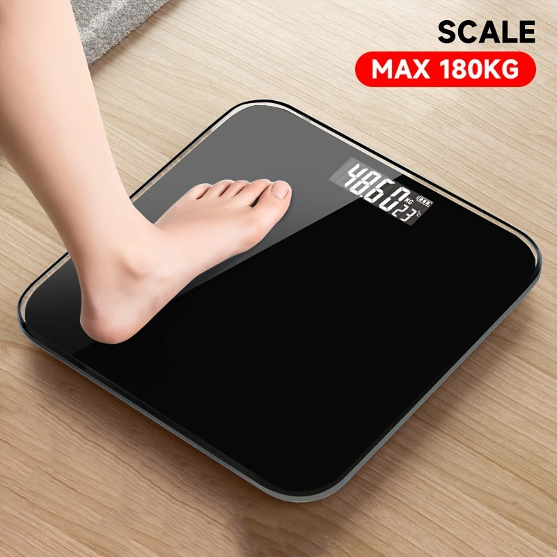 [Popular Choice] High Precision Digital Weight Scale, Durable Electronic Body Scale with LCD Display, Battery-Powered (Batteries Not Included) - ACCUWAY