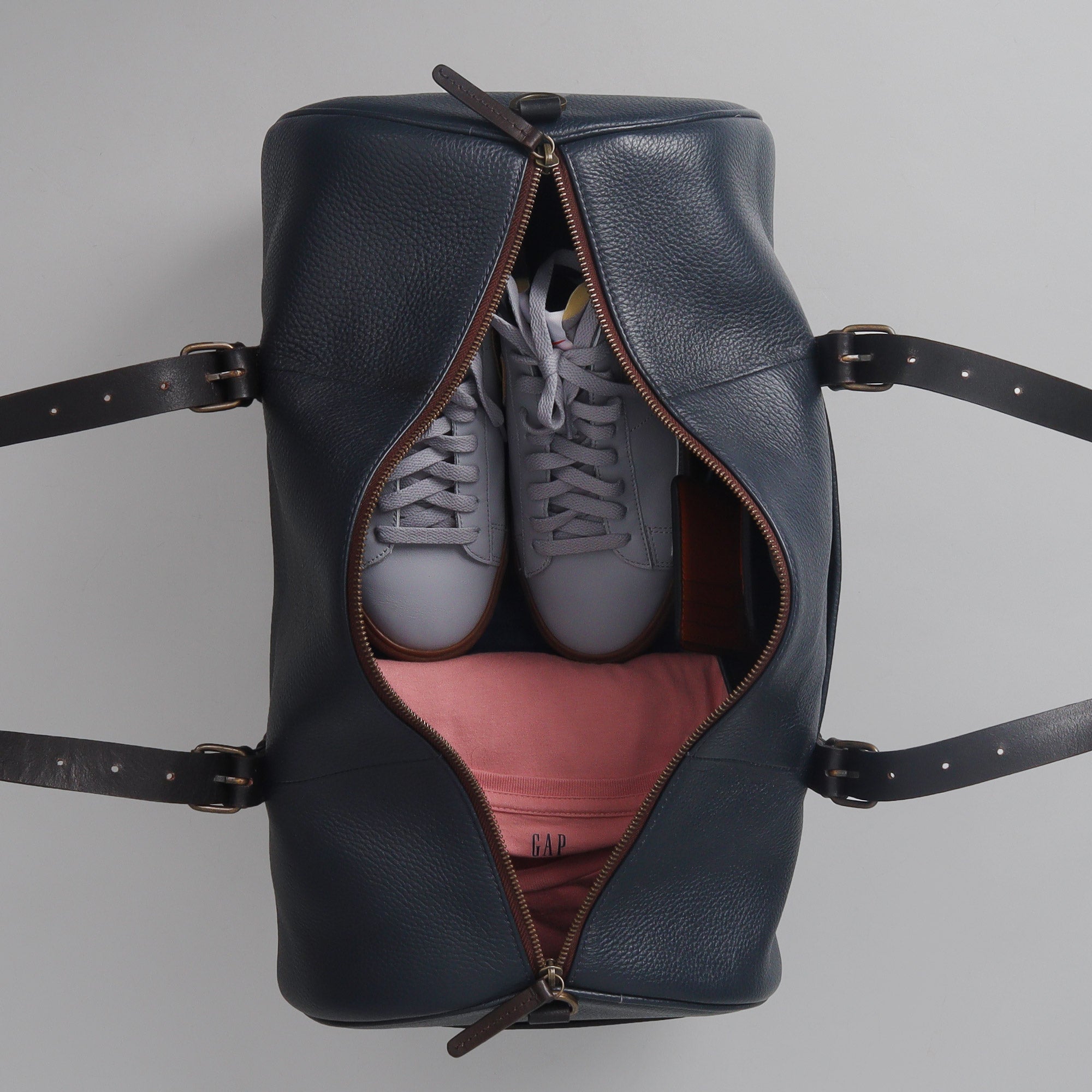 Miami Leather Gym Bag