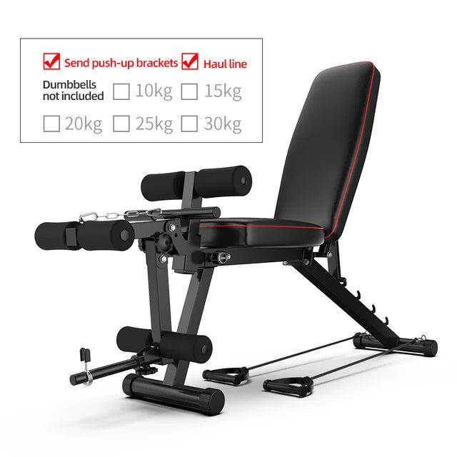 Dumbbell Bench Fitness Chair Multifunctional Supine Board Home Bench Press Weightlifting Equipment Muscle Bench Flat Bench