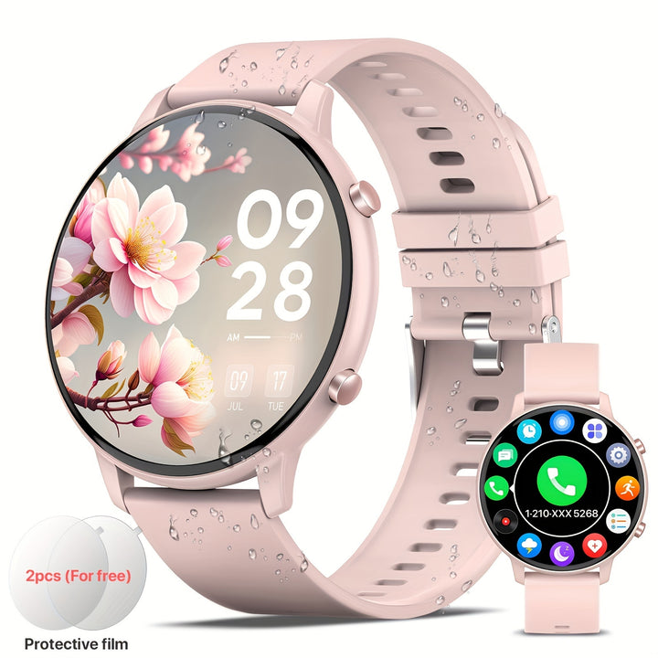 Smart Watch for Women, 1.39" Full Touch Screen, Smart Phone Watch with Answer and Make Calls, Message Push, for IPhone and Android, Fitness Tracking Watch, Pedometer, Distance, Calorie, 100+ Exercise Modes, Sports Smart Brace