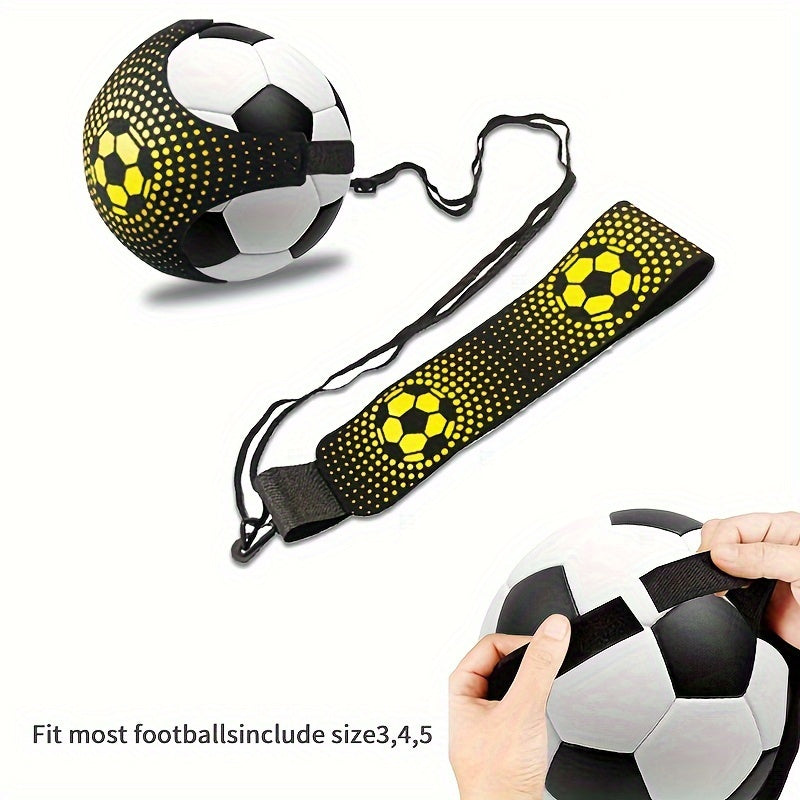 Football Kick Trainer For Single Practicing, Adjustable Elastic Soccer Ball Auxiliary Training Equipment, Football Training Belt