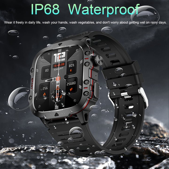 New Smart Watch For Men Wireless Talk Sports Fitness AI Voice Outdoor 100+ Sports Mode Outdoor Smart Watch