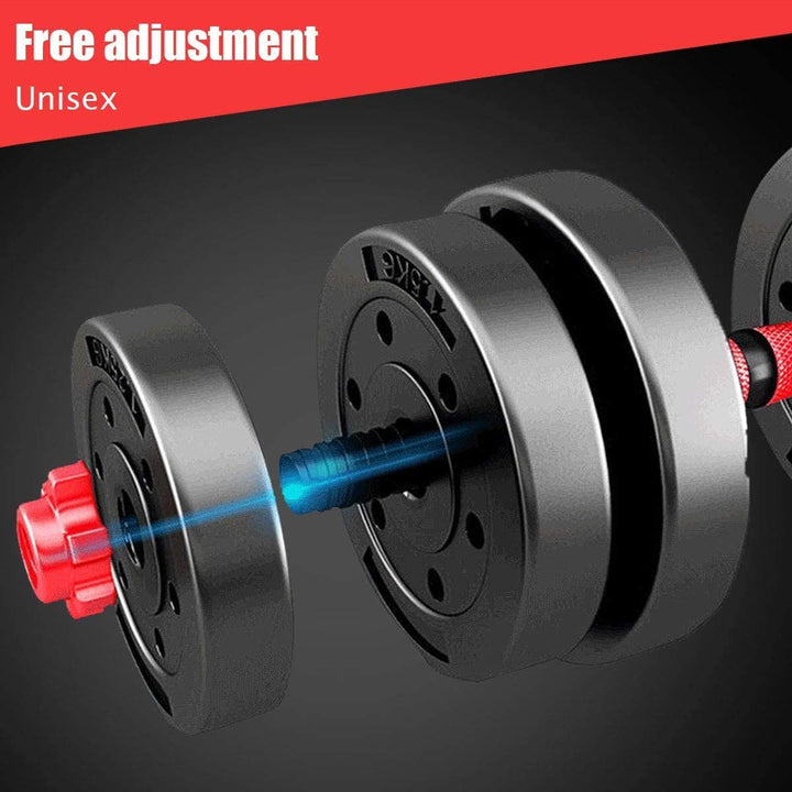 20kg Adjustable Dumbbell Barbell Set For Home Gym Commercial Weights Dumbbells Dumbell New Lifting Training For Men Women Unisex Workout