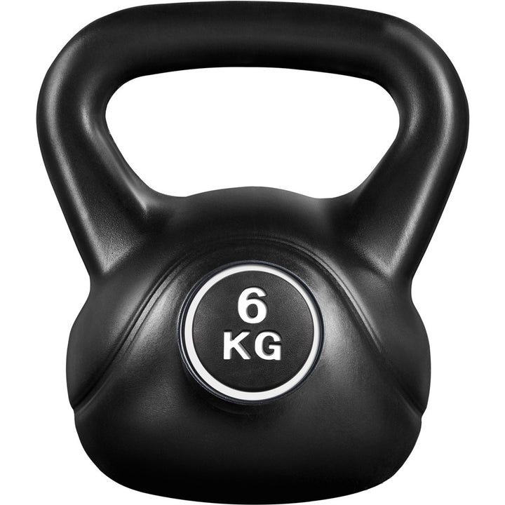 Yaheetech 6kg/8kg/12kg Kettlebell HDPE Coated Kettle Bells for Home Gym Fitness Workout Bodybuilding Weight Lifting