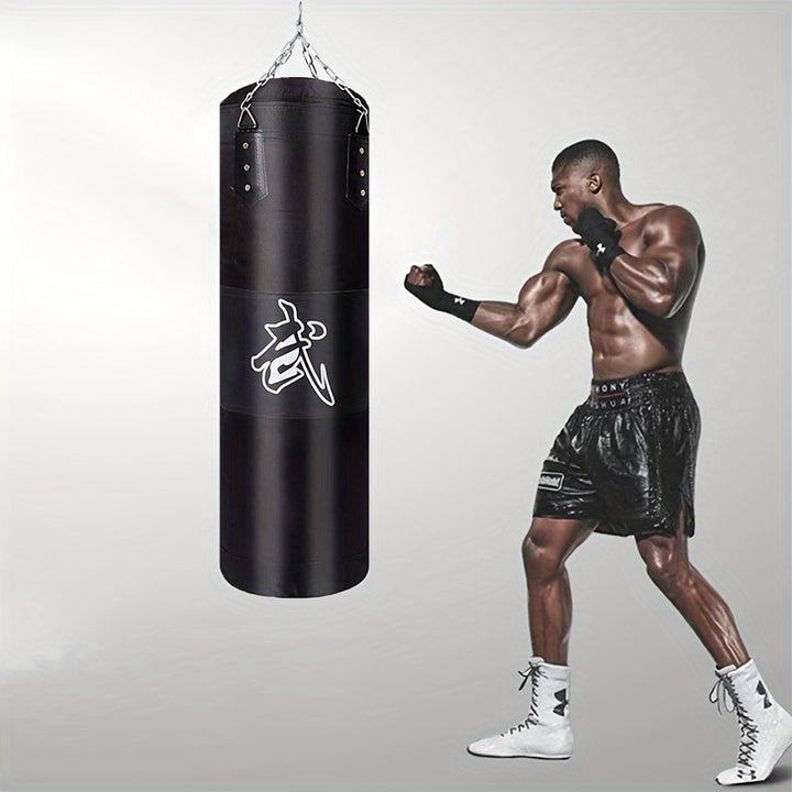 Punching Bag With Hanging Chain, Boxing, Martial Arts, Muay Thai, MMA Training Equipment, Home Gym Fitness Gear