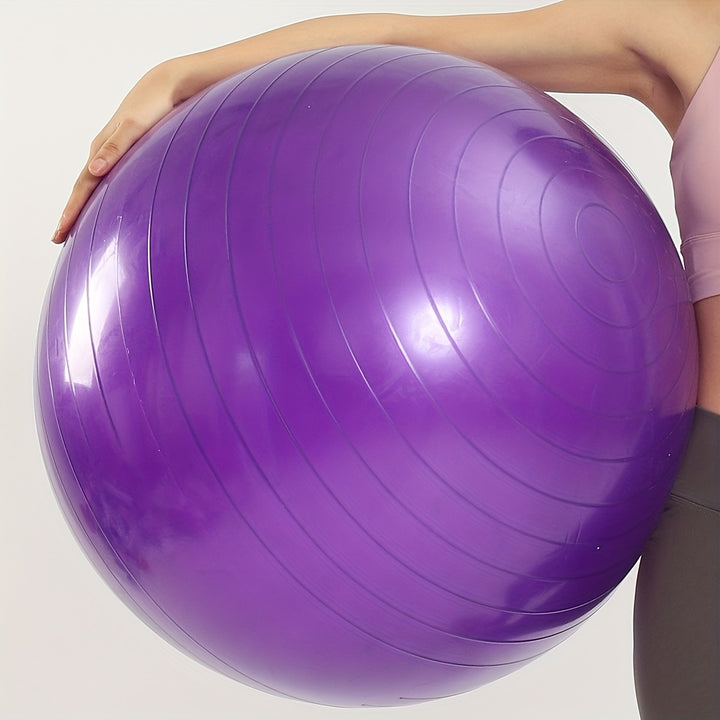 Premium Yoga Ball For Enhanced Fitness And Balance Training - Thickened And Enlarged For Maximum Comfort And Durability - Ideal For Pilates, Gymnastics, And Exercise Routines For Adults