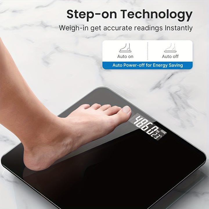 [Popular Choice] High Precision Digital Weight Scale, Durable Electronic Body Scale with LCD Display, Battery-Powered (Batteries Not Included) - ACCUWAY