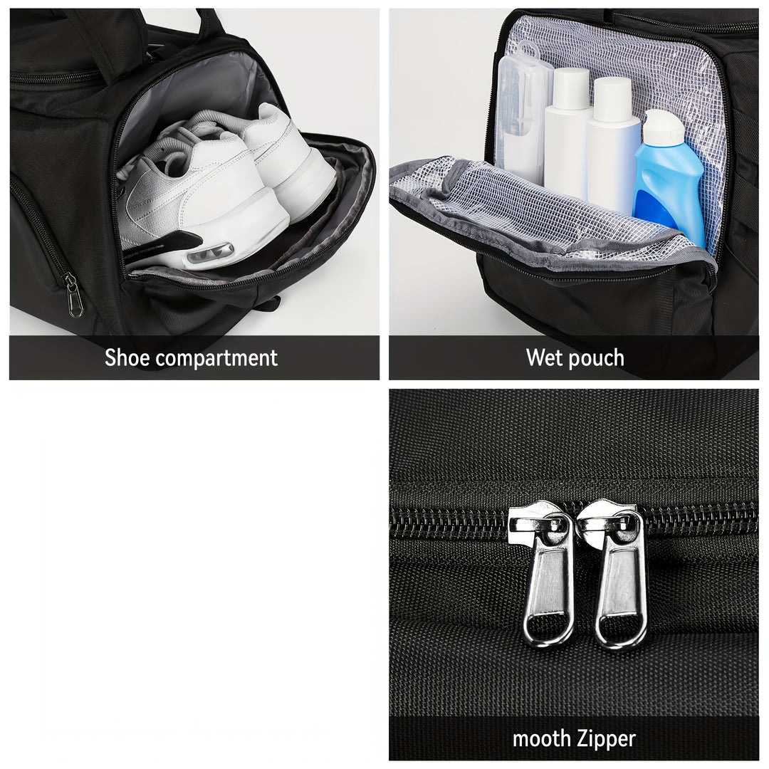 Extra-Large Capacity Gym Bag - Waterproof and Durable Design with Dry and Wet Separation, Perfect for Fitness Enthusiasts and Outdoor Adventures, Ideal for Short-Distance Travel and Storing All Essentials