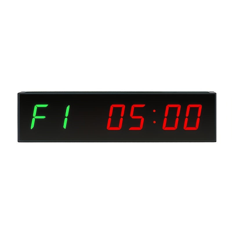 Super Large Screen Gym Timer 3.81 cm Digits Count Down/Up Timer Boxing Cycle Interval Clock Stopwatch for Gym Fitness Training