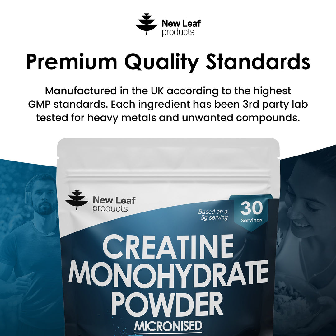 Creatine Monohydrate Powder 150g of Micronized Creatine for easy mixing