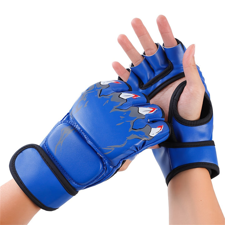 A Pair of Boxing Training Gloves Suitable for Adults, Both Men And Women, for Sparring And Martial Arts. These Gloves Are Designed for Taekwondo, Muay Thai, And Mixed Martial Arts, Including Boxing Training Equipment, Sports