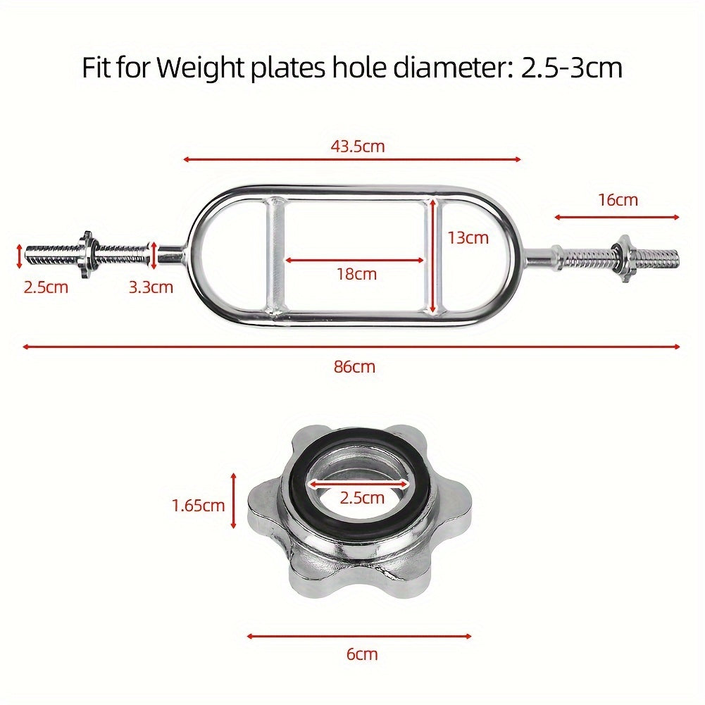 Fitness Equipment - Electroplated Hollow Circular Barbell Bar 2.5cm Y