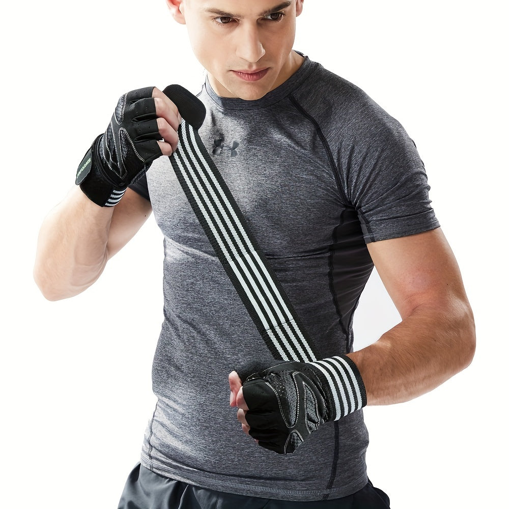 Maximum Protection & Comfort: Ventilated Weight Lifting Gloves for Men & Women - Wrist Wrap, Full Palm Protection & More!