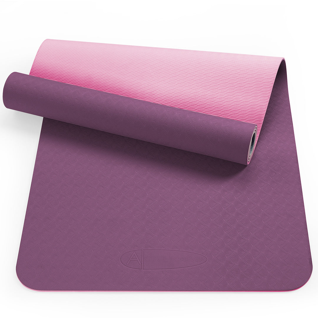 6mm TPE Yoga Mat Moisture-proof Non-slip Yoga Mat Thickened Fitness Mat For Home Gym Training