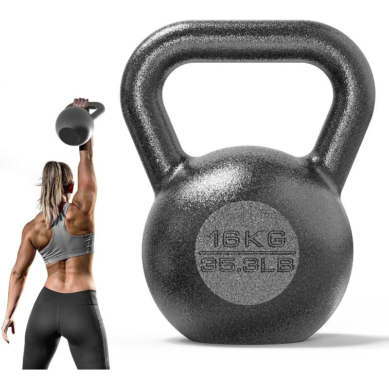 Cast Iron/Neoprene Coated Kettlebell Weight for Home Gym Fitness & Weight Training (4KG-24KG)