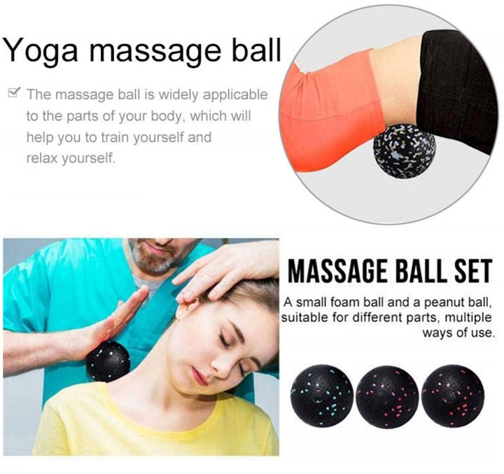 🔥Epp Fitness Ball Double Lacrosse Massage Ball Set Mobility Peanut