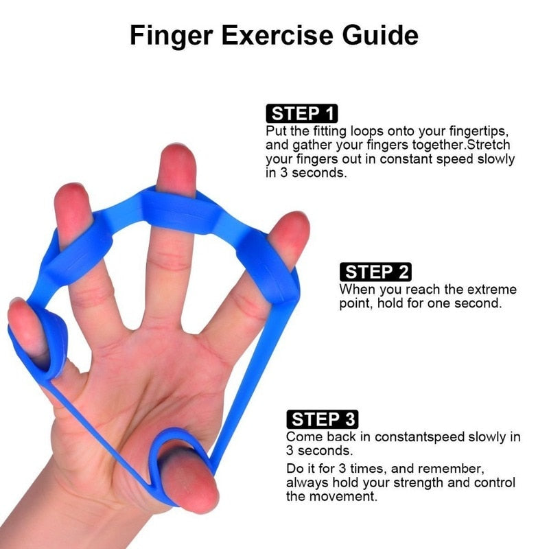 Elastic Resistance Bands Fingers | Elastic Band Fitness Resistance -