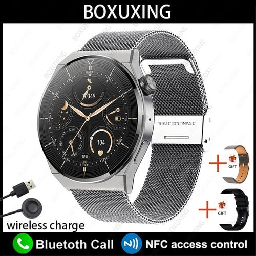 For Huawei Xiaomi Nfc Smart Watch Men Gt3 Pro Amoled 390*390 Hd Screen