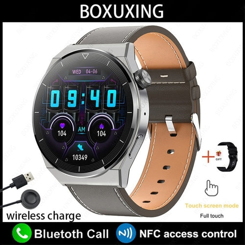 For Huawei Xiaomi Nfc Smart Watch Men Gt3 Pro Amoled 390*390 Hd Screen