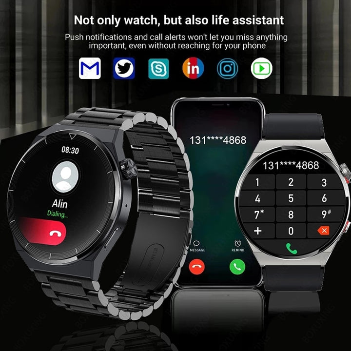 For Huawei Xiaomi Nfc Smart Watch Men Gt3 Pro Amoled 390*390 Hd Screen